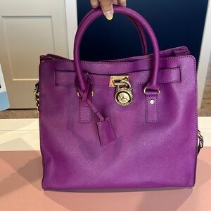 Beautiful purple Michael Kors bag!